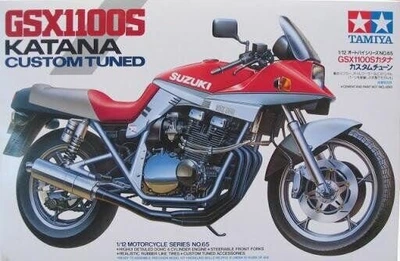 Сборная модель 1/12 спортивный мотоцикл Suzuki GSX1100S Katana Tamiya 14065