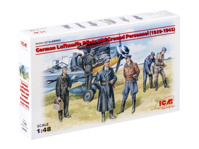 Сборная модель ICM Пилоты и техники ВВС Германии 1939-1945г. 48082