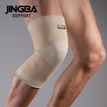 Еластичний бандаж на коліно Jingba Support 4067 Beige L (U43002)