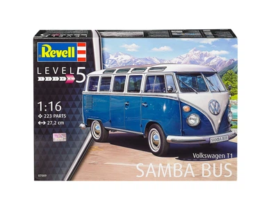 Сборная модель 1/16 автомобиль VW Typ 2 T1 Samba Bus Revell 07009