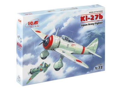 Сборная модель ICM Ki-27b, японский истребитель 72202