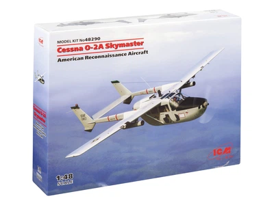 Сборная модель ICM Cessna O-2A Skymaster, Американский самолет-разведчик 48290