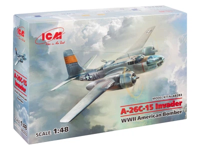 Сборная модель ICM A-26С-15 Invader, Американский бомбардировщик II СВ 48283