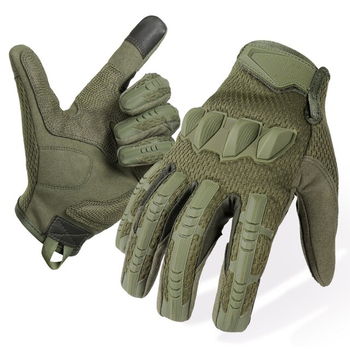 Сенсорные перчатки с закрытыми пальцами и косточками олива размер XL