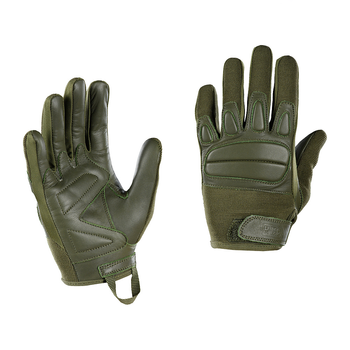 Плотные сенсорные перчатки M-Tac Assault Mk.2 с интегрированной защитой олива размер XL