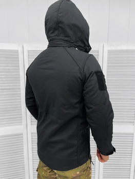 Чоловіча зимова Куртка Combat Soft Shell чорна розмір L