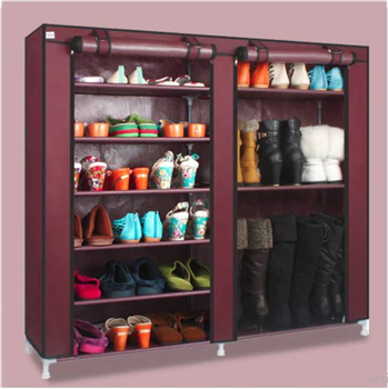 Органайзер для хранения обуви Бордовый Shoe Storage 2712 (FG22)
