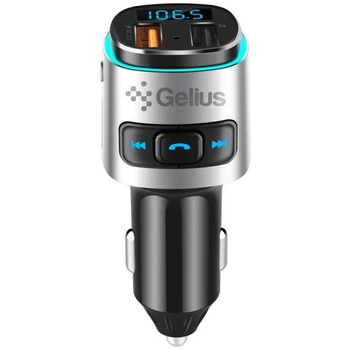 FM Modulator Gelius Pro RGB-QC GP-FMT040 (Черный / Серебряный)