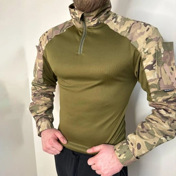 Мужской Убакс ASDAQ с липучками под шевроны / Прочная уставная Рубашка рип-стоп мультикам размер M