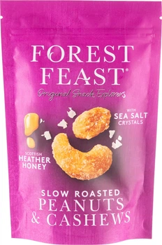 Смесь Forest Feast жареный арахис и кешью с вересковым медом 120 г (0.12 кг) (5022374050301)