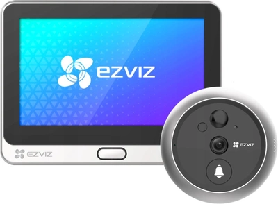 Бездротовий дверний дзвінок Ezviz DP2C з монітором (6941545607023)
