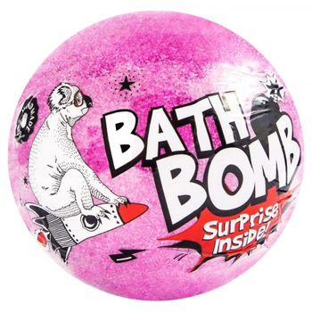 Бомбочка для ванни з сюрпризом LAQ рожева 120 г (5902730835004)