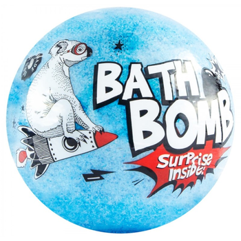 Бомбочка для ванни з сюрпризом LAQ блакитна 120 г (5902730835011)