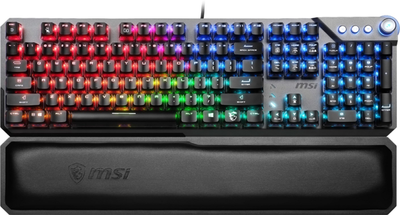 Клавіатура дротова MSI Vigor GK71 Sonic Blue USB (S11-04US279-CLA)
