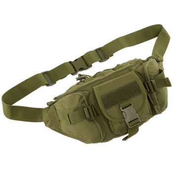 Поясная тактическая сумка E-Tac M16 с системой Molle Olive Green (3_03337)