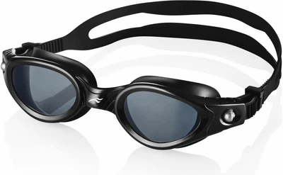 Очки для плавания Aqua Speed черные унисекс с защитой от ультрафиолета и антифогом