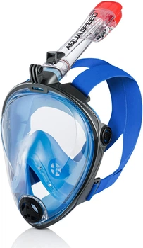 Полнолицевая маска Aqua Speed SPECTRA 2.0 7068 синий, черный Уни S/M