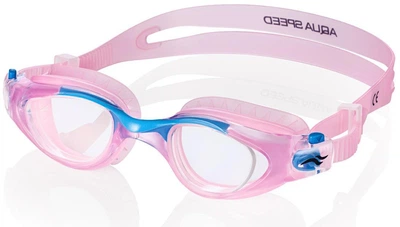 Окуляри для плавання Aqua Speed MAORI 9283 рожевий, блакитний Діт OSFM