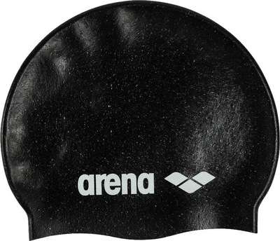 Шапка для плавания Arena SILICONE CAP черный_мульти Уни OSFM 006359-902