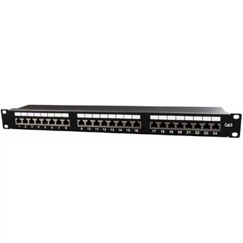 Сетевая патч-панель Electronical 24 портов 19" 1U, cat.6, FTP NPP-C624-002