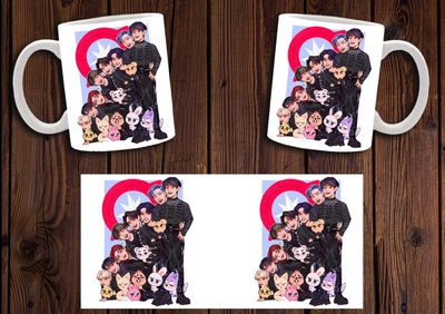 Кружка CupKit "Stray Kids / Стрей Кидс" №5 330мл белая