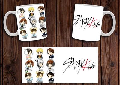 Кружка CupKit "Stray Kids / Стрей Кидс" №8 330мл белая
