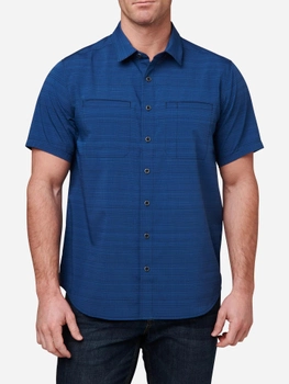 Рубашка тактическая 5.11 Tactical Ellis Short Sleeve Shirt 71207-721 XL [721] Pacific Navy (2000980612123)
