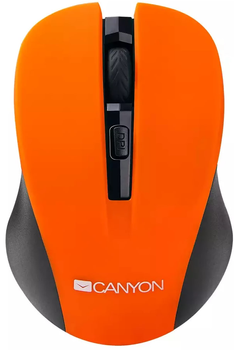Mysz komputerowa Canyon MW-1 Wireless Orange (CNE-CMSW1O)