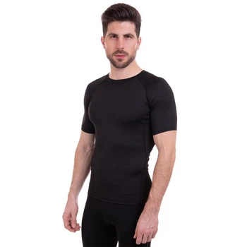 Футболка компресійна чоловіча Zelart Lidong Heroe 1103 розмір 3XL (52-54) Black