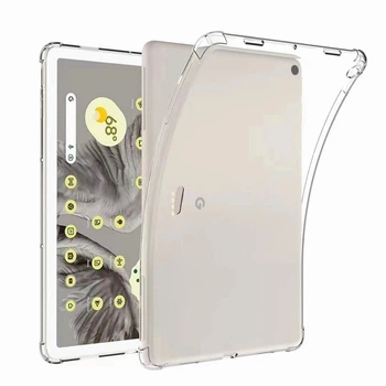 Чехол для Google Pixel Tablet (10.95") силиконовый, прозрачный, противоударный