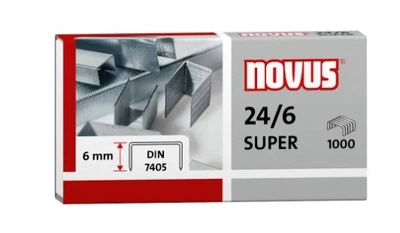 Скобы для степлера NOVUS № 24/6 SUPER ( 040-0026 )