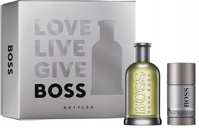 Zestaw męski Hugo Boss Bottled Woda toaletowa 200 ml + Dezodorant w sztyfcie 75 ml (3616303428471)