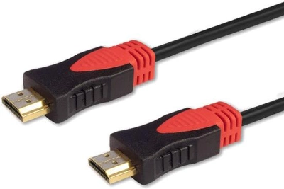 Кабель Savio CL-96 HDMI 3 м HDMI Type A (Standard) Black,Red (SAVKABELCL-96)