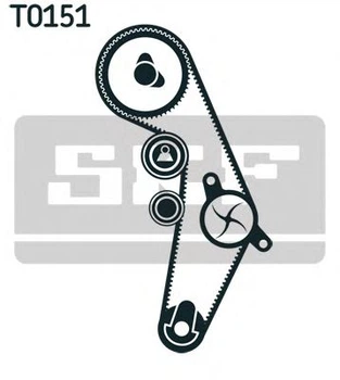 Комплект ременя ГРМ (Вир-во SKF) SKF (VKMA01918)