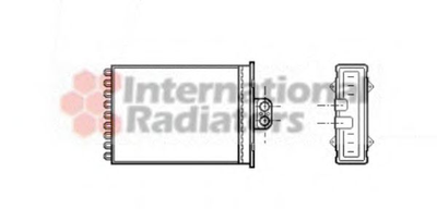 Радиатор отопителя HEAT VECTRA B +AC 95-99 Van Wezel Van Wezel (37006217)