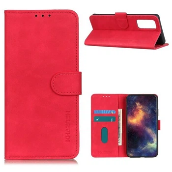 Чохол-книжка з застібкою KHAZNEH Retro Wallet для VIVO Y20 (V2027) / Y12s - Red