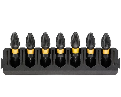Кассета с битами DeWALT FlexTorq, L = 25 мм, Pz2, 7 шт DT70811