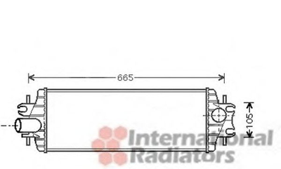 Интеркулер TRAFIC5/VIVARO/PRIMASTAR пр-во Van Wezel Van Wezel (43004358)