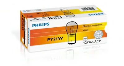 Лампа розжарювання PY21W 12V 21W BAU15s STANDARD (вир-во Philips) Philips (12496NACP)