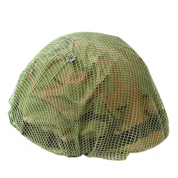 Маскувальна сітка на шолом каску Brotherhood тактична для ЗСУ темно-зелений