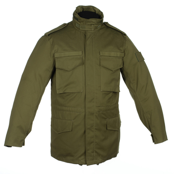 Куртка тактична Brotherhood M65 хакі олива демісезонна з просоченням 48-50/182-188