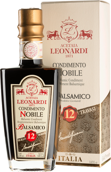 Бальзаміко Leonardi витримка 12 років 0.25 л в коробці (8033378340036)