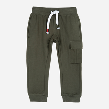 Spodnie joggery chłopięce Chicco 09008355000000-055 128 cm Khaki (8054707906341)