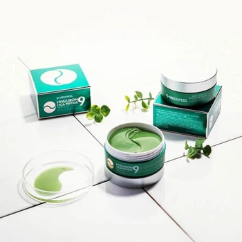 ГІдрогелеві патчі заспокоюючі з пептидами Medi-Peel Hyaluron Cica Peptide 9 Ampoule Eye Patch, 60 шт