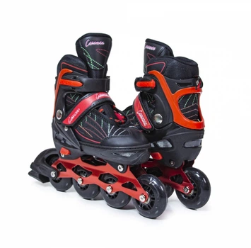 Ролики CAROMAN SPORT №1 М (31-35) черно-красные (1637659451-M)