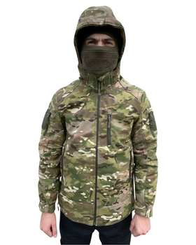 Куртка Softshell Мультикам утеплена (комбат) XXXL