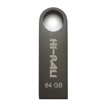 Флеш-накопитель Hi-Rali Shuttle Series USB, 64 ГБ, Black(DL_4DD6592D60BD)