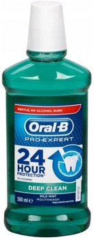 Płyn do płukania jamy ustnej Oral-B Pro-Expert Deep Clean Mild Mint 500 ml (3014260090531)