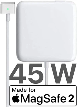 Блок Питание для MacBook 45W DXtech Зарядка для MagSafe 2 Зарядка для ноутбука White