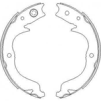 Колодки гальмівні барабанні Remsa (474800)